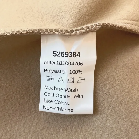 NWOT | SHEIN Cape Coat w|bow Neck Accent - Picture 8 of 9